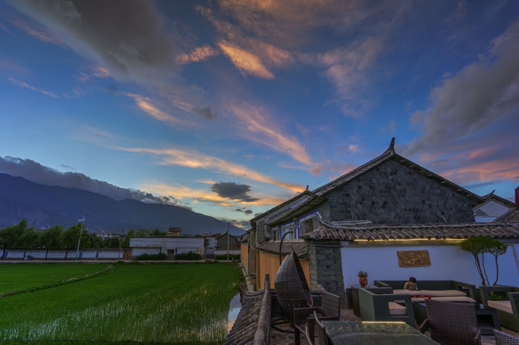 Die Terrasse des Linden Centre lädt zum Verweilen