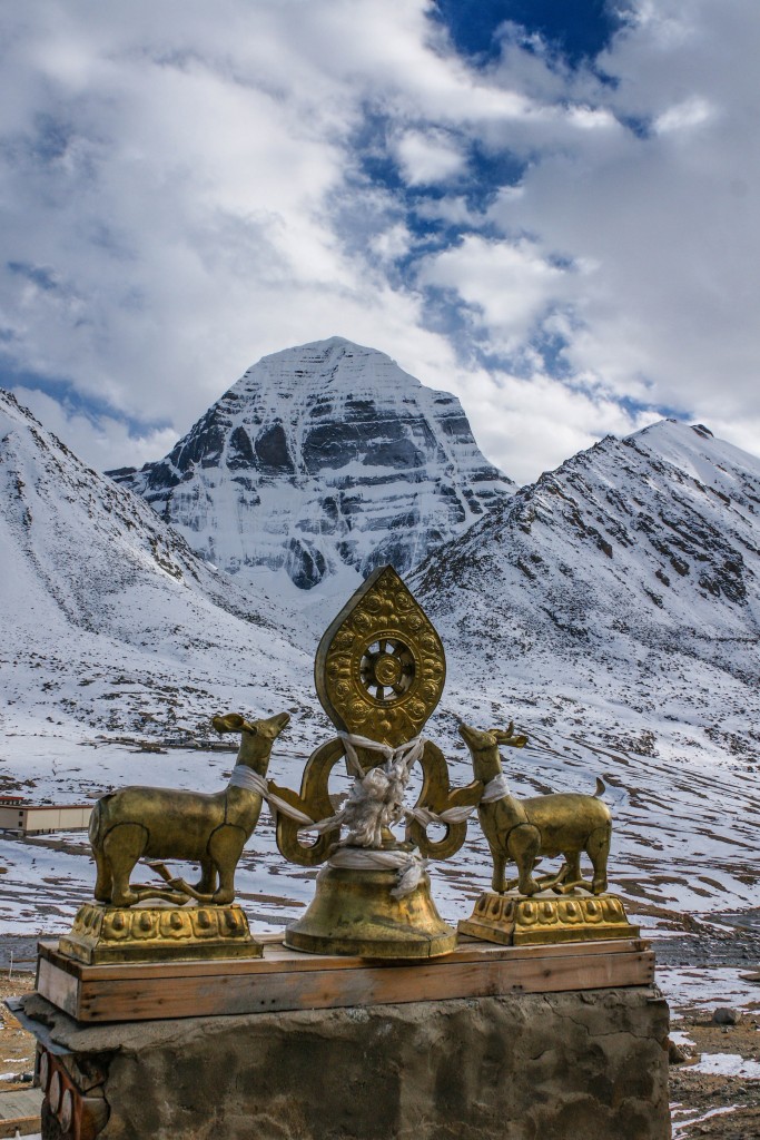 Kailash Nordwand vom Drirapuk Kloster gesehen