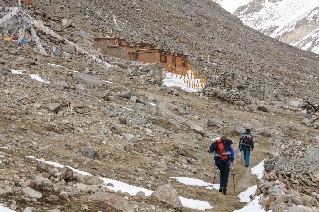 Die letzten Schritte zur Drirapuk Gompa