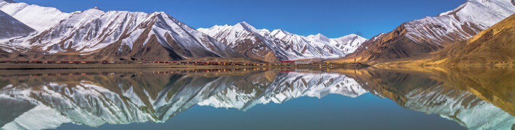 Wenn es windstill ist erlebt man tolle Spiegelungen in den Seen
