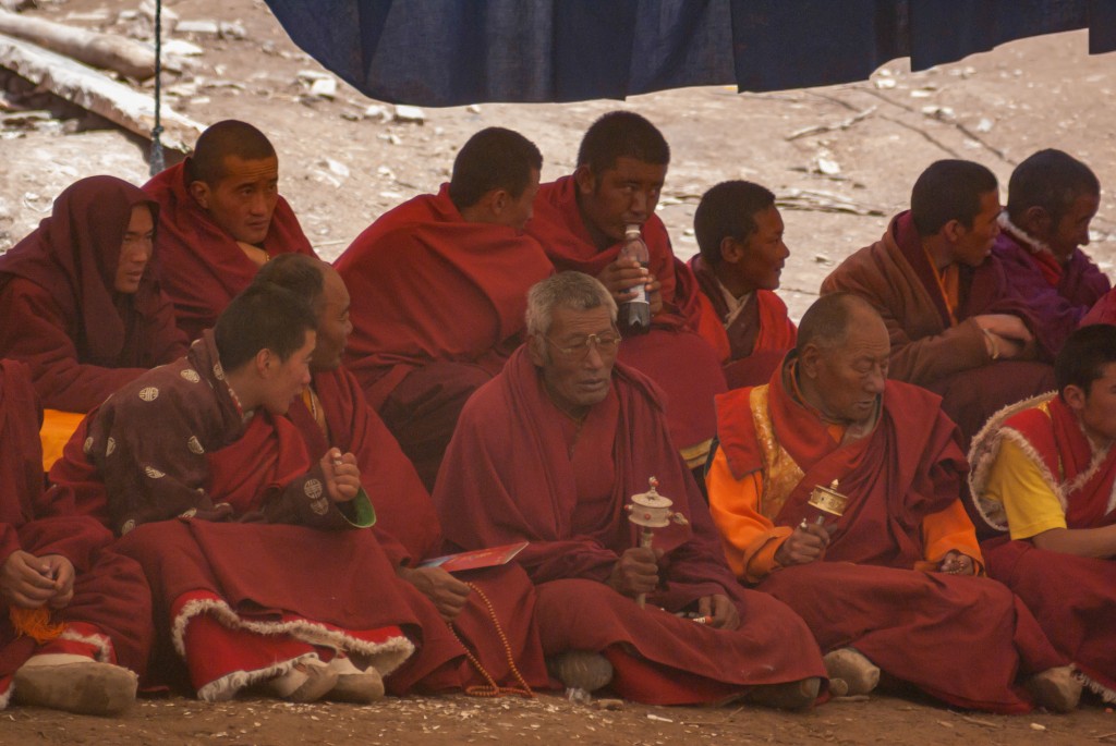 Ganz krass war die Separierung zwischen dem einfachen Volk )Bilder vorher), den einfachen Mönchen (hier zu sehen)....