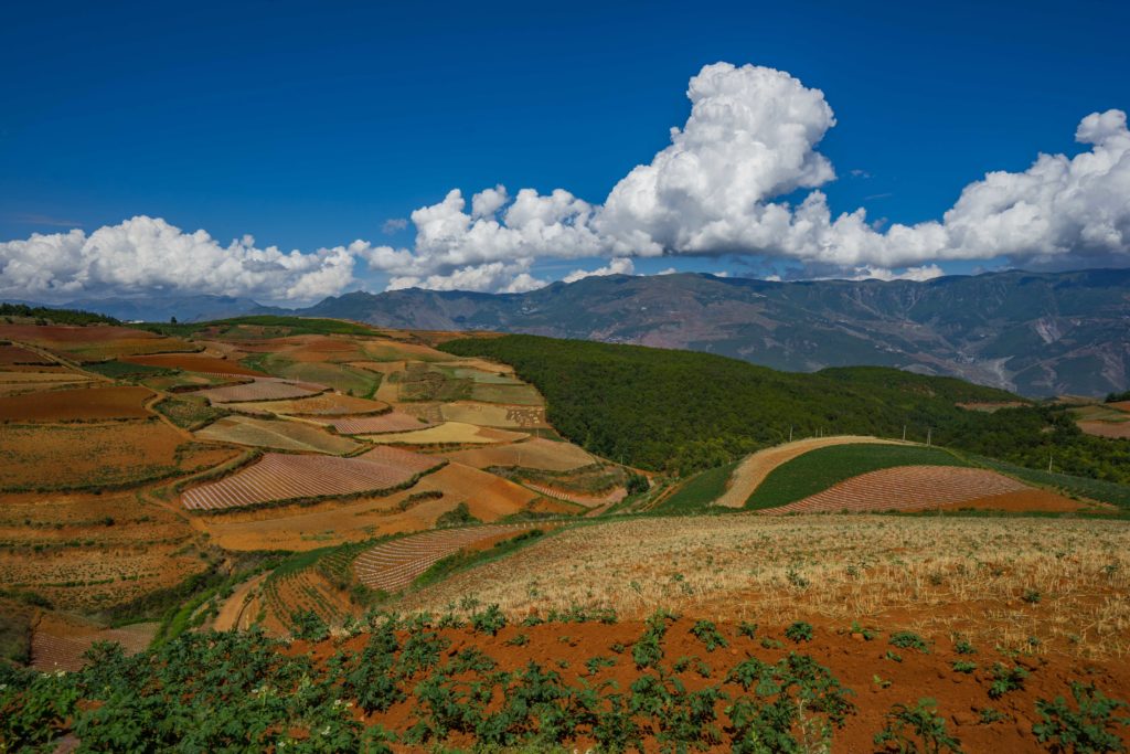 Wolken gibt es viele in Yunnan